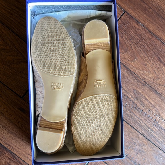 Stuart Weitzman Chitchat Peep Toe Ballet Flat - Picture 3 of 5